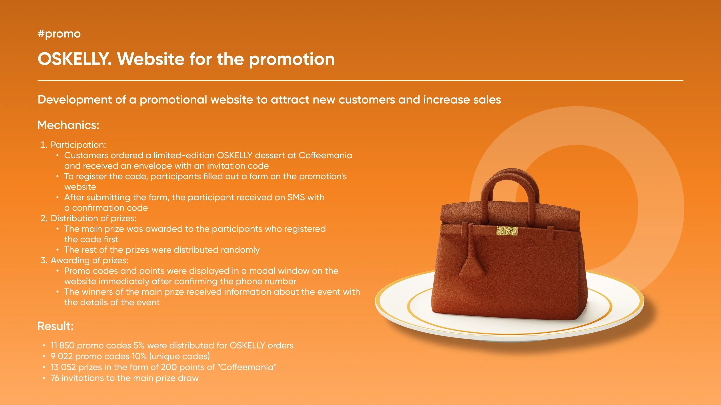 Brown leather Birkin bag on a white plate