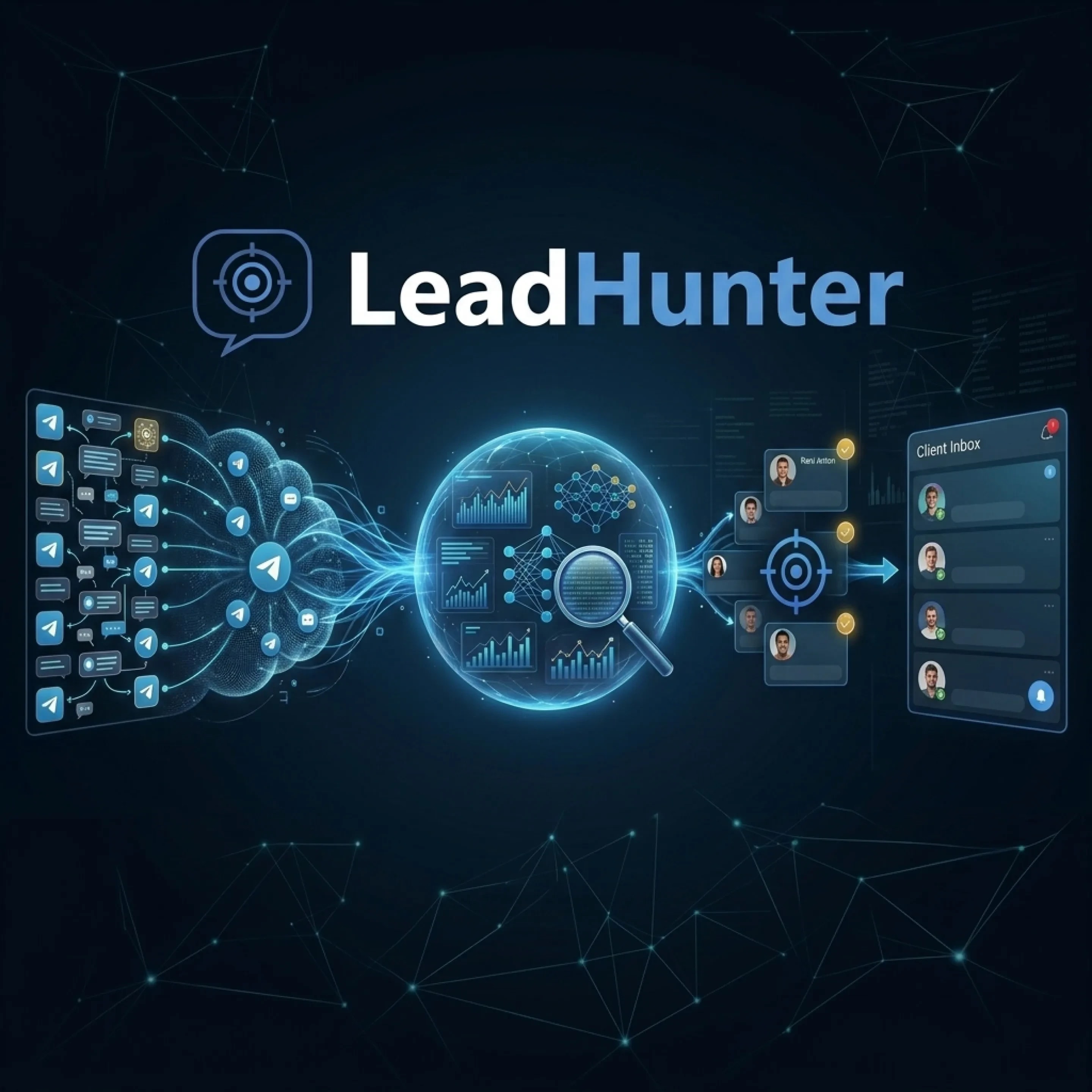 An AI agent for monitoring chats and searching for leads